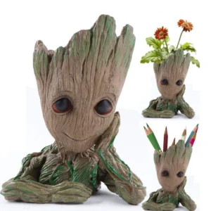 baby groot pen stand planter