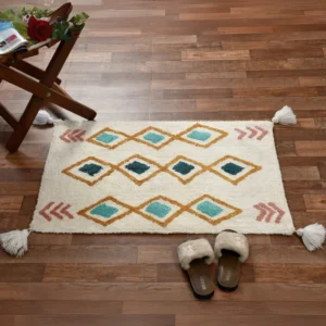 SUSHIEL Super Absorbent Bath Mat (Off-White)