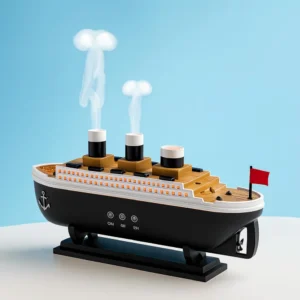 titanic humidifier boat ultrasonic mist led light