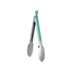 home lane stainless steel tong kitchen pakad with silicone handle