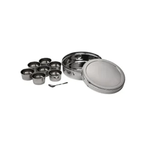 home lane stainless steel spice box 7 compartment masala dabba