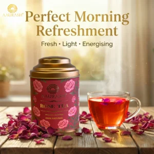 rose flower herbal tea india