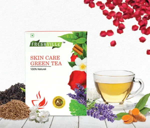 skin care green tea bags india 15 bags