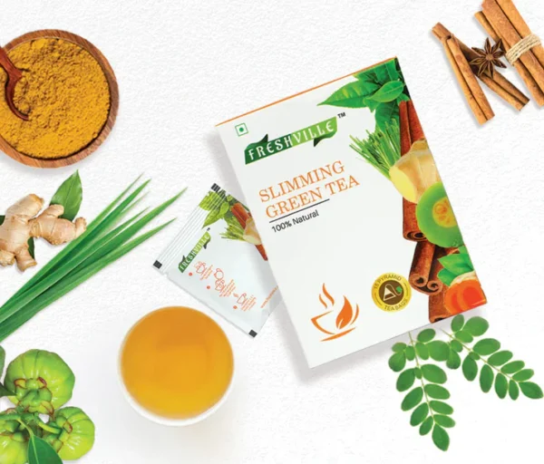 slimming green tea bags india 15 bags