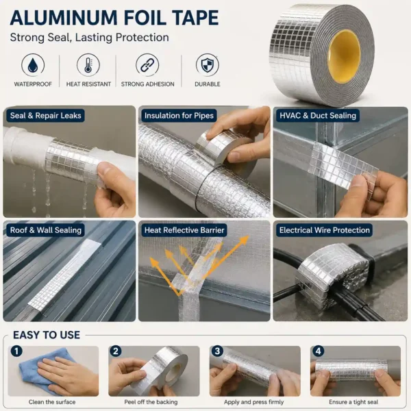 Professional aluminum tape repair solution