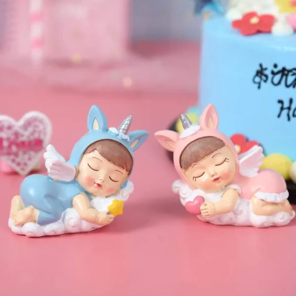 angel baby showpiece set resin decorative figurines