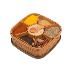 airtight plastic masala box spice storage container