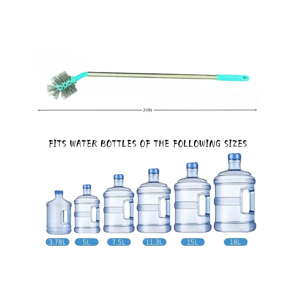 Best bottle cleaning brush compatible with multiple water jug and container sizes.