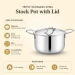 Get the best suited stainless steel pot at a low price.