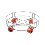 stainless steel gas cylinder trolley with wheels