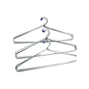 stainless steel cloth hanger set of 12 silver