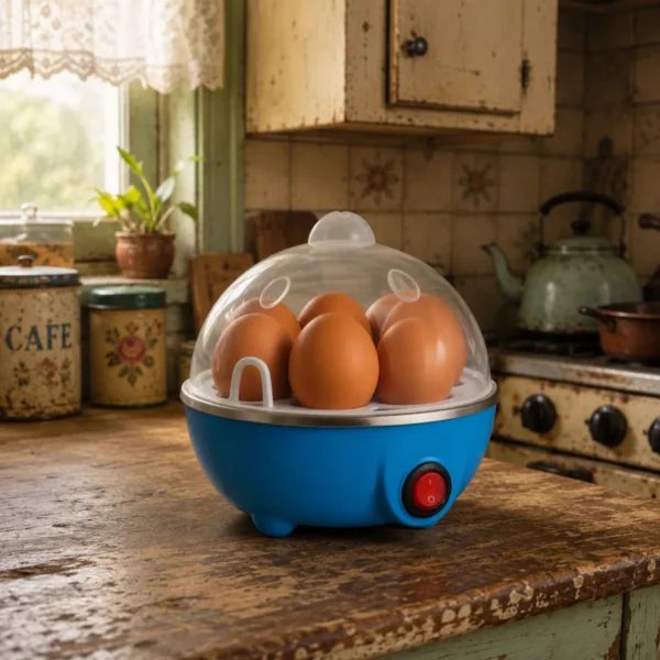 This ideal counter egg steamer is quite inexpensive.