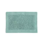 Green Tales aqua bathmat measuring 50 x 80 cm with soft cotton texture