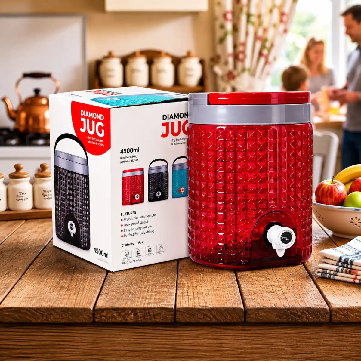 Best Diamond Jug beverage dispenser is highly-rated for family kitchen use.