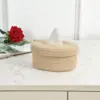 Napkin Braided Basket in Beige made from 100% natural cotton
