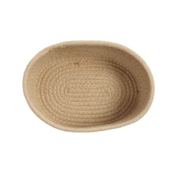 Decorative braided basket for toys magazines and home essentials