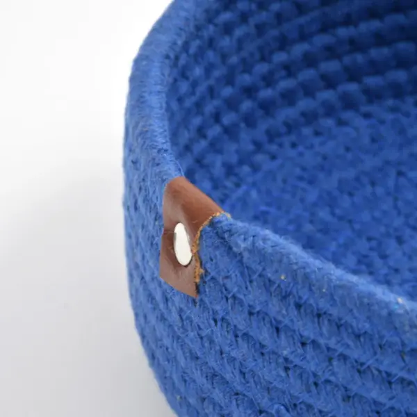 Poet braided macrame basket for stylish home storage
