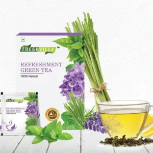 refreshment green tea bags india 15 tea bags