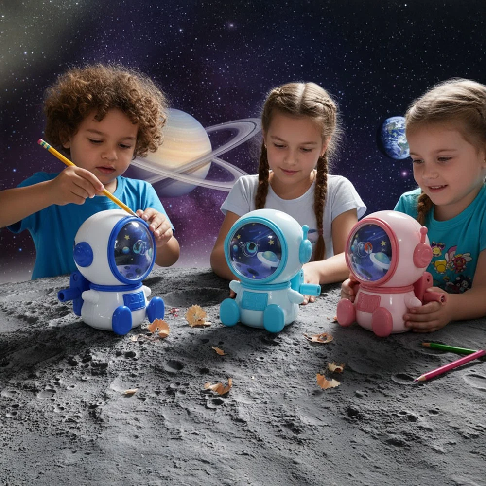 Advanced space astronaut sharpeners encouraging creative learning and classroom activities.