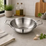 Best suitable stainless steel kadhai at a low price.