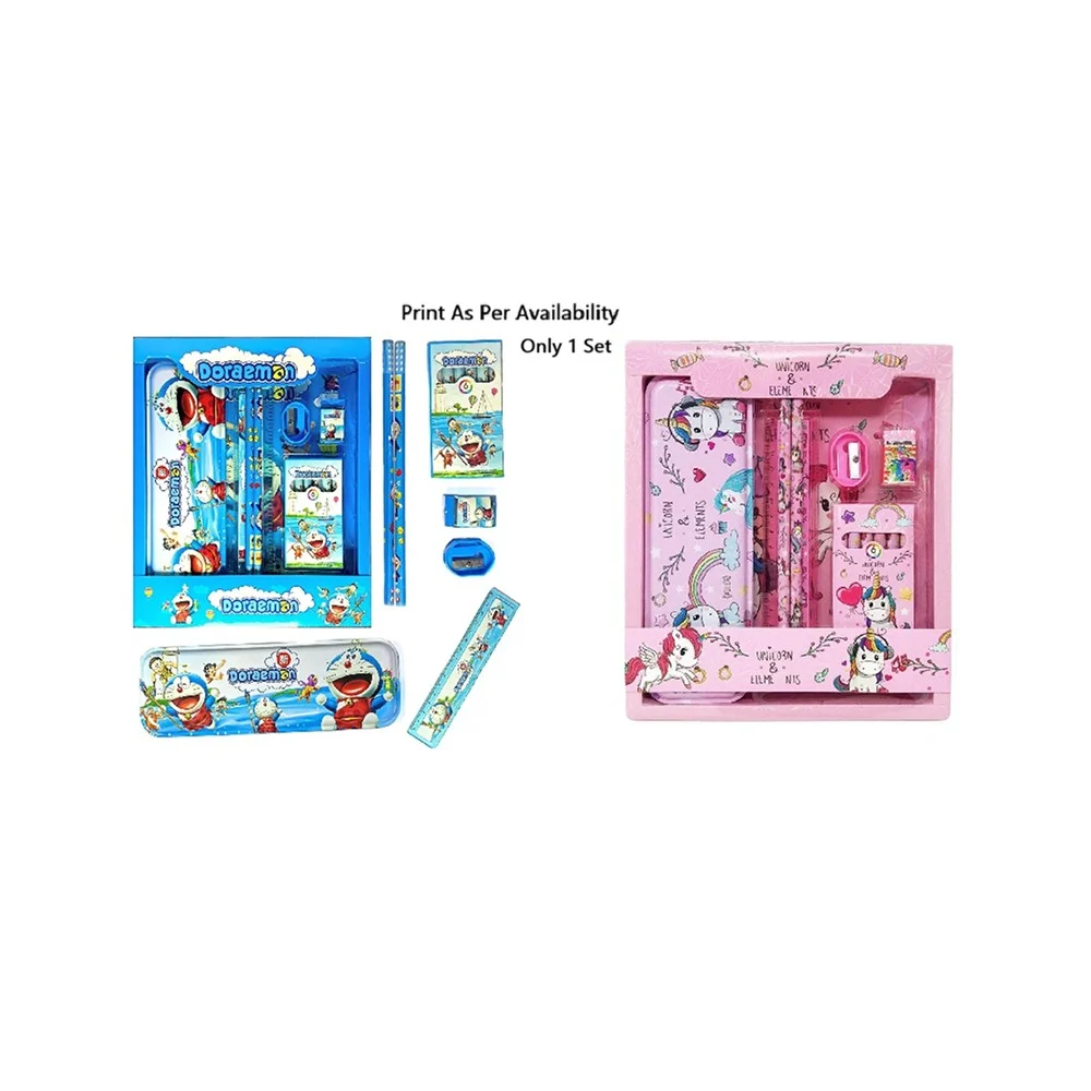 Best unicorn stationery set available in assorted cartoon character designs.