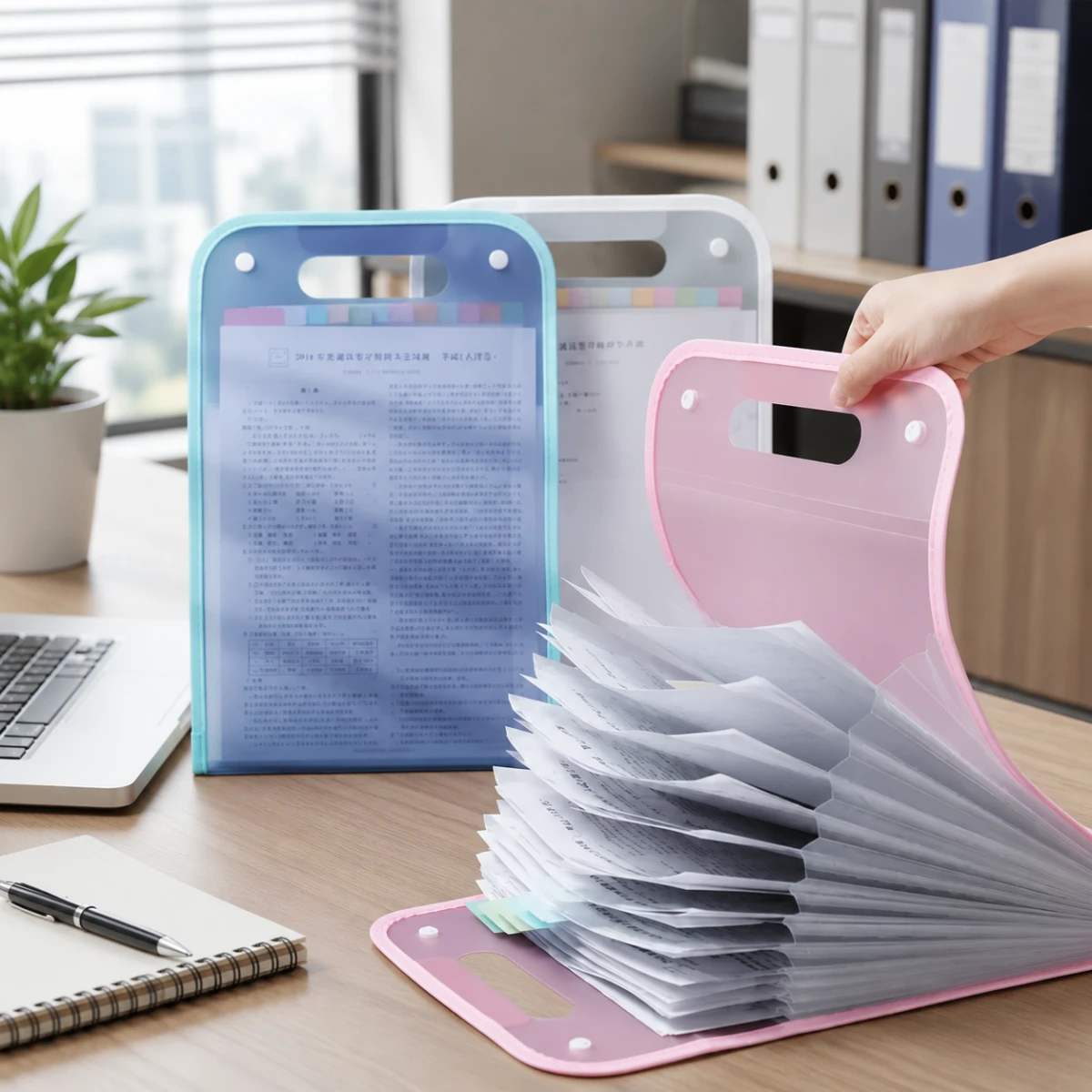 This premium expanding document wallet is highly cost-effective.