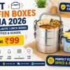 best tiffin box online india 2026 insulated steel lunch box for office and school under 500