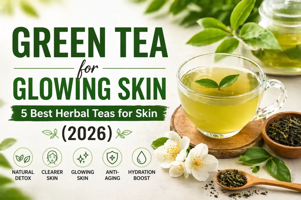 green tea benefits for skin herbal tea glowing skin