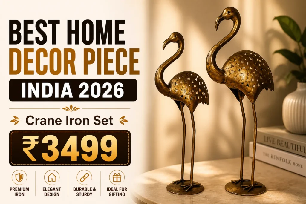 best candle holder india 2026 crane iron candle stand set of 2 home decor warm light