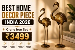 best candle holder india 2026 crane iron candle stand set of 2 home decor warm light