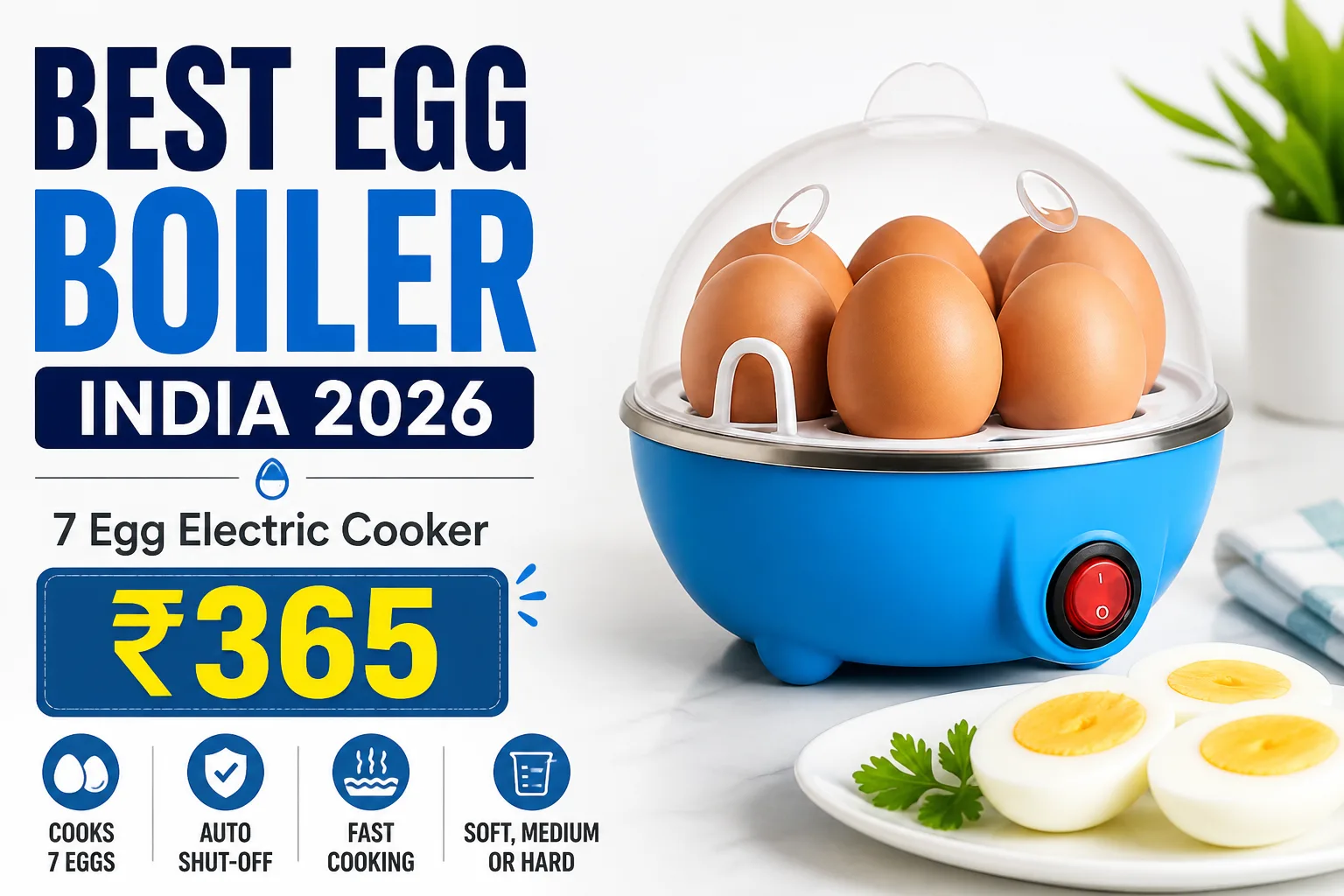 best egg boiler india 2026 electric egg cooker 7 eggs automatic kitchen appliance