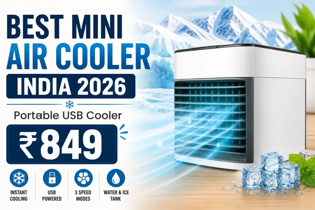 best mini air cooler india 2026 portable usb personal cooler cooling airflow desk cooler