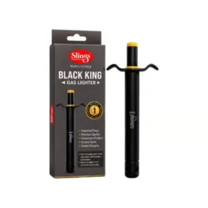 Slings Black King Piezo Ignition Gas Lighter
