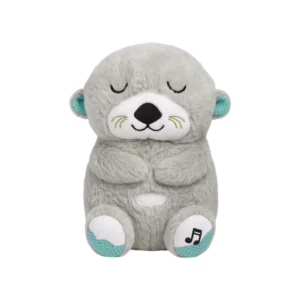 Adorable Musical Breathing Teddy Bear with Soothing Motion and Soft Plush Finish