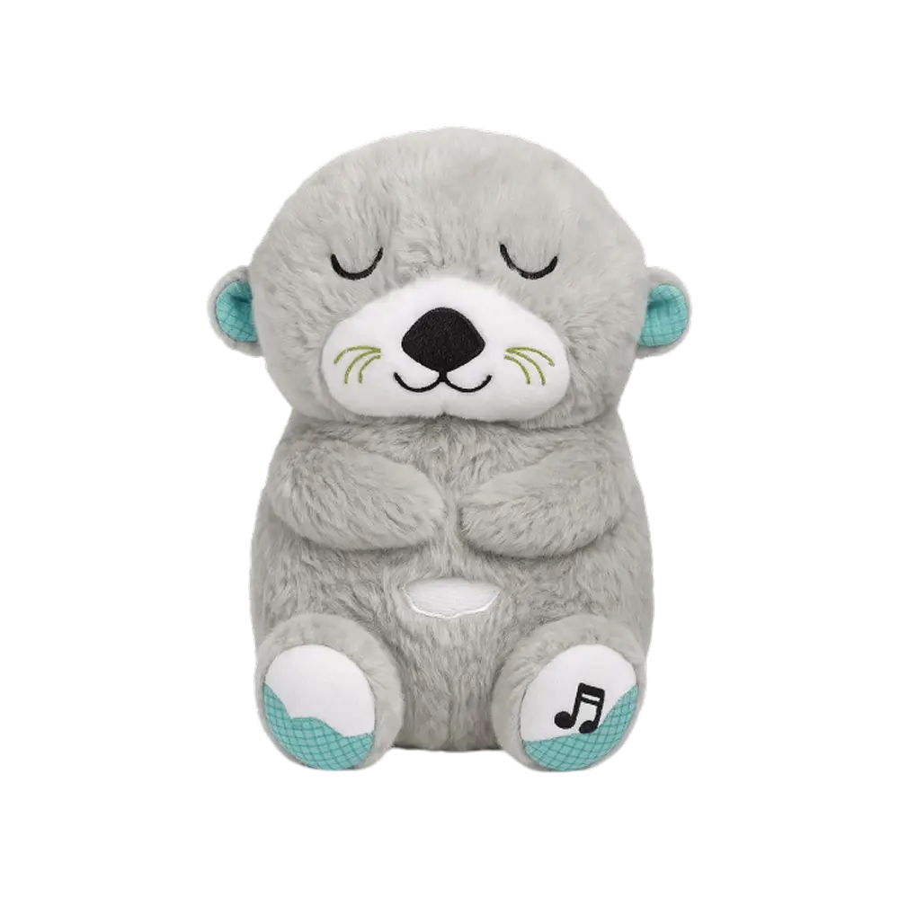 Adorable Musical Breathing Teddy Bear with Soothing Motion and Soft Plush Finish