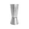 Elegant stainless steel double-sided peg measurer with premium brushed finish and sturdy design.