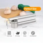 Best Garlic Crusher Tool with Compact Size and Rust-Resistant Design