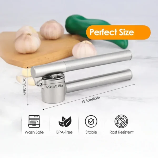 Best Garlic Crusher Tool with Compact Size and Rust-Resistant Design