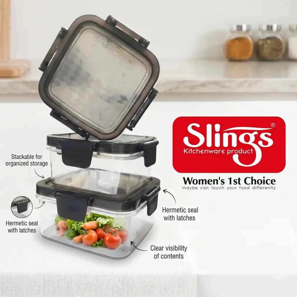 Best leakproof food container set with secure locking clips and clear visibility.