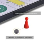 Durable magnetic Ludo game pieces with smooth finish for stable and comfortable gameplay.