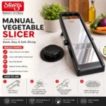 Best manual vegetable slicer with safety holder for quick and uniform cuts.
