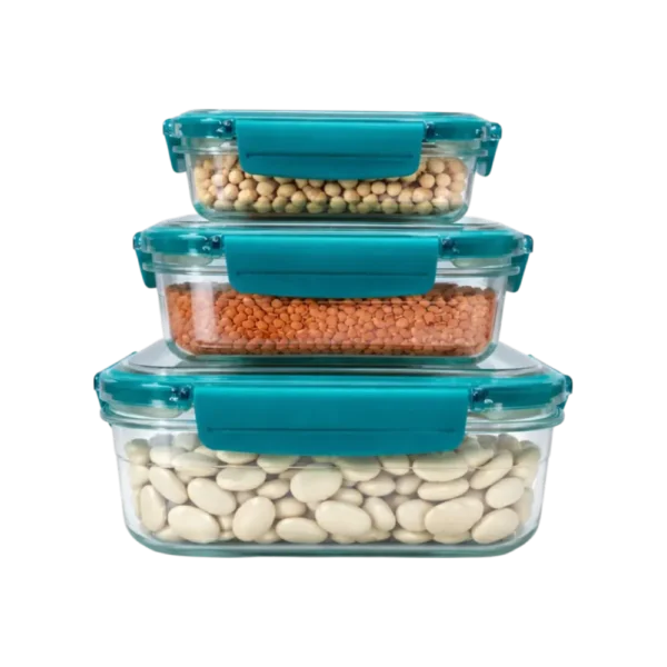 Premium Airtight Food Storage Container Set for Grains, Pulses and Dry Foods