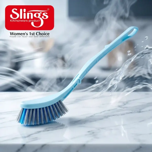High-quality Power-X bathroom cleaning brush with strong bristles and splash effect.