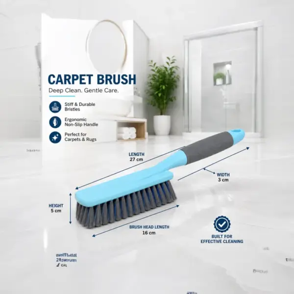 Slings Amaze carpet cleaning brush with strong bristles for removing dust hair and debris