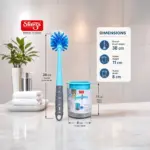 Slings Clean Dock toilet cleaning brush with strong nylon bristles