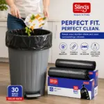 Slings garbage bags 19 x 21 inch for kitchens homes and offices