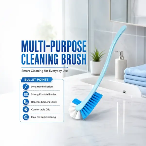 Slings Maxxi long handle toilet brush for hygienic cleaning