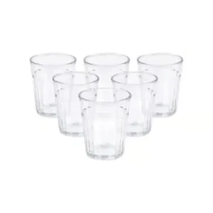 Slings Transparent Tea Cup Set (Plastic)