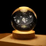 TINUMS 3D Universe Crystal Ball 3W decorative lamp with galaxy design