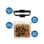 Premium BPA-Free Airtight Container with Silicone Seal and Ultra-Clear Design